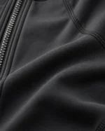 Breeze Jacket in black — fabric, zipper and VI-FIT logo detail