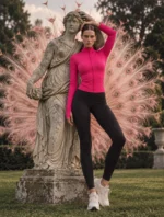 Rose Sweatshirt in pink — VI-FIT lifestyle collection