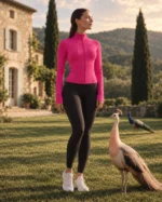 Rose Sweatshirt in pink — VI-FIT lifestyle collection
